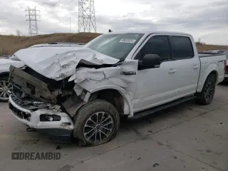 2019 Ford F-150 XL with VIN 1FTEW1E4XKKE81484, listed as a Copart auction lot 49852825 with 82,035 mi miles and Salvage Title. Bid and sale history available at carsss.com. Image 1.