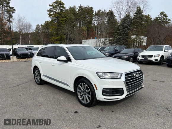 2018 Audi Q7 Premium Plus with VIN WA1LAAF70JD019690, listed as a Copart auction lot 49583775 with 127,047 mi miles and Clean Title. Bid and sale history available at carsss.com. Image 1.