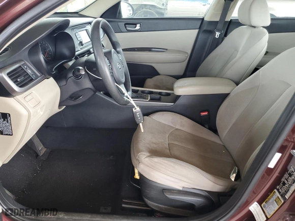 2016 Kia Optima LX with VIN 5XXGT4L36GG108540, listed as a Copart auction lot 72884284 with 127,020 mi miles and Salvage Title. Bid and sale history available at carsss.com. Image 7.
