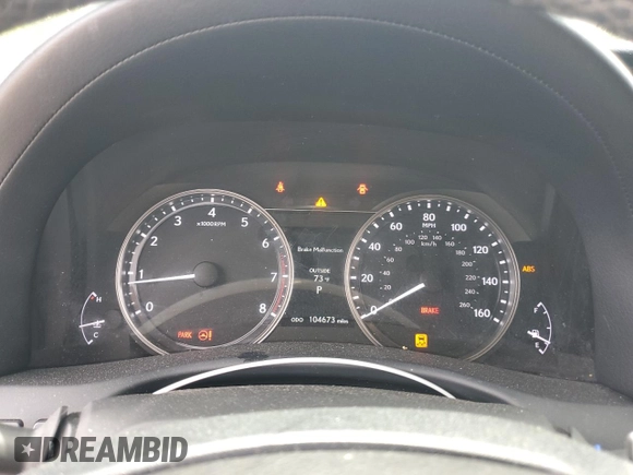 2014 Lexus GS 350 z VIN JTHCE1BLXE5026190, wystawiony jako Copart lot #58051645 z przebiegiem 104 673 mil mil oraz Szkoda całkowita • Salvage title. Historia ofert i sprzedaży dostępna na DreamBid. Obrazek 9.