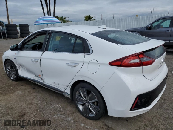 2017 Hyundai Ioniq Limited with VIN KMHC85LC8HU047253, listed as a Copart auction lot 48597485 with 137,003 mi miles and Salvage Title. Bid and sale history available at DreamBid. Image 2.