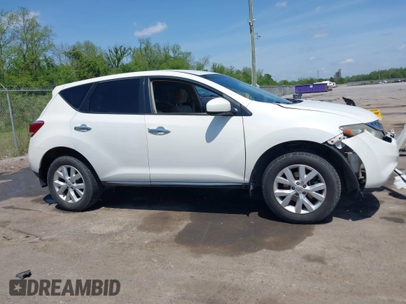 2014 Nissan Murano SV with VIN JN8AZ1MU3EW408031, listed as a IAAI auction lot 42060701 with 160,485 mi miles and . Bid and sale history available at carsss.com. Image 13.