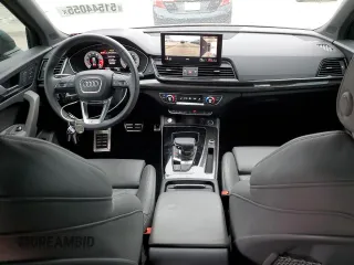 2021 Audi SQ5 with VIN WA134BFYXM2068952, listed as a Copart auction lot 51544055 with 42,690 mi miles and Salvage Title. Bid and sale history available at DreamBid. Image 8.