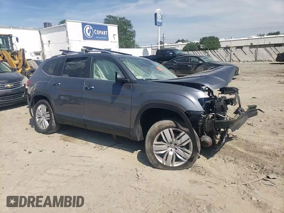 2019 Volkswagen Atlas SE with VIN 1V2UR2CA4KC606652, listed as a Copart auction lot 53994505 with Not provided miles and Salvage title. Bid and sale history available at DreamBid. Image 14.
