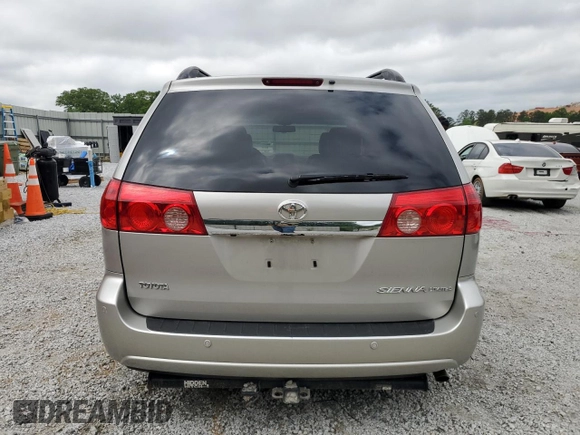 2008 Toyota Sienna XLE with VIN 5TDZK22C78S110833, listed as a Copart auction lot 54418805 with 80,616 mi miles and Salvage Title. Bid and sale history available at DreamBid. Image 6.