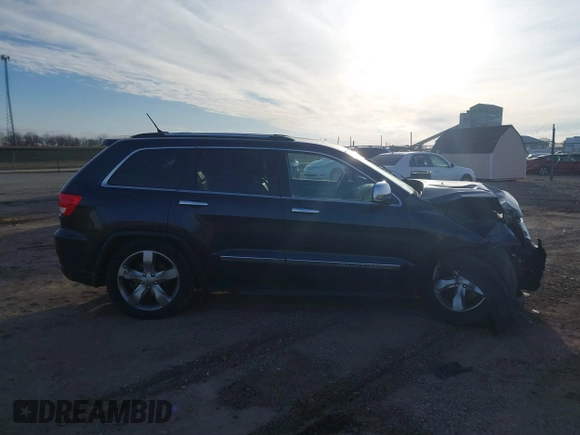 2013 Jeep Grand Cherokee Overland with VIN 1C4RJFCG7DC655471, listed as a IAAI auction lot 41241003 with 78,287 mi miles. Bid and sale history available at carsss.com. Image 13.