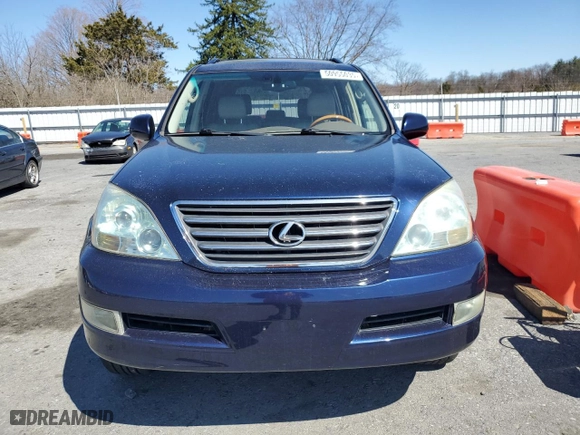 2006 Lexus GX 470 with VIN JTJBT20X960121057, listed as a Copart auction lot 50955035 with 202,273 mi miles and Clean Title. Bid and sale history available at carsss.com. Image 5.