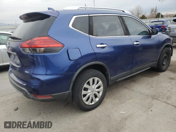 2017 Nissan Rogue S with VIN KNMAT2MV5HP553601, listed as a Copart auction lot 48413275 with 155,641 mi miles and Salvage Title. Bid and sale history available at carsss.com. Image 3.