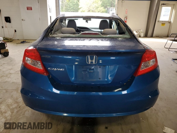2013 Honda Civic Cpe LX with VIN 2HGFG3B50DH501568, listed as a Copart auction lot 69918444 with 177,826 mi miles and Salvage Title. Bid and sale history available at carsss.com. Image 6.