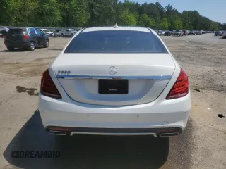 2015 Mercedes-Benz S 550 with VIN WDDUG8CBXFA157214, listed as a Copart auction lot 52240005 with 118,334 mi miles and Salvage Title. Bid and sale history available at DreamBid. Image 6.