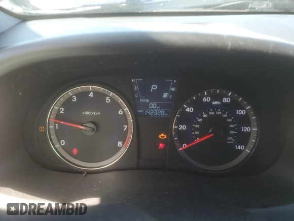 2014 Hyundai Accent SE with VIN KMHCU5AE3EU183642, listed as a Copart auction lot 49717045 with 142,328 mi miles and Salvage Title. Bid and sale history available at carsss.com. Image 9.