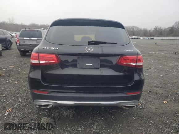 2018 Mercedes-Benz GLC with VIN WDC0G4KB4JV091533, listed as a Copart auction lot 51199755 with 33,567 mi miles and Salvage Title. Bid and sale history available at carsss.com. Image 6.