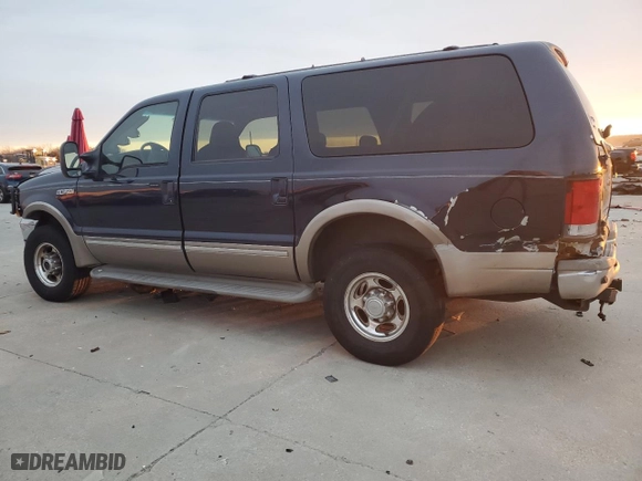 2002 Ford Excursion Limited with VIN 1FMSU43F42EB66219, listed as a Copart auction lot 89312705 with NaN miles and Salvage Title. Bid and sale history available at carsss.com. Image 2.