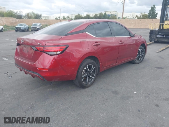 2024 Nissan Sentra SV with VIN 3N1AB8CV1RY230530, listed as a IAAI auction lot 41681613 with 34,329 mi miles and . Bid and sale history available at DreamBid. Image 4.