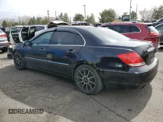 2008 Acura RL with VIN JH4KB16568C004350, listed as a Copart auction lot 46623315 with 178,744 mi miles and Salvage Title. Bid and sale history available at DreamBid. Image 2.