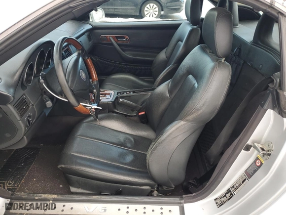 2002 Mercedes-Benz SLK-Class 3.2L with VIN WDBKK65F52F243207, listed as a Copart auction lot 43944405 with 336,779 mi miles and Salvage Title. Bid and sale history available at carsss.com. Image 7.
