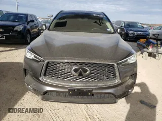 2022 Infiniti QX50 LUXE with VIN 3PCAJ5BA2NF118208, listed as a Copart auction lot 38214143 with 5,529 mi miles. Bid and sale history available at carsss.com. Image 5.