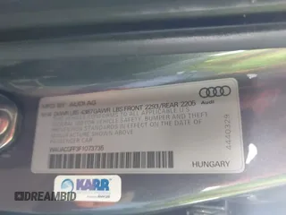 2015 Audi A3 Premium z VIN WAUACGFF3F1073735, wystawiony jako IAAI lot #42184594 z przebiegiem 104 906 mil mil oraz . Historia ofert i sprzedaży dostępna na DreamBid. Obrazek 9.