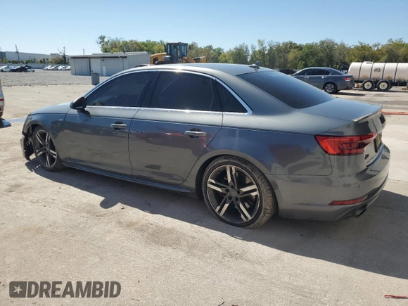 2017 Audi A4 Premium Plus with VIN WAULNAF43HN018857, listed as a Copart auction lot 48876665 with 139,746 mi miles and Salvage Title. Bid and sale history available at carsss.com. Image 2.