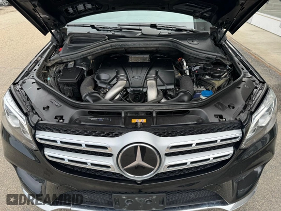 2017 Mercedes-Benz GLS 550 with VIN 4JGDF7DE7HA911930, listed as a Copart auction lot 43680344 with 160,020 mi miles and . Bid and sale history available at DreamBid. Image 9.