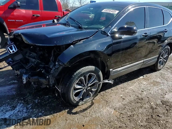 2022 Honda CR-V EX-L with VIN 5J6RW2H87NA008829, listed as a Copart auction lot 48056405 with 54,532 mi miles and Salvage Title. Bid and sale history available at carsss.com. Image 15.