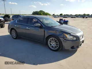 2013 Nissan Maxima SV with VIN 1N4AA5AP9DC800946, listed as a Copart auction lot 53833615 with 157,658 mi miles and Salvage Title. Bid and sale history available at DreamBid. Image 4.
