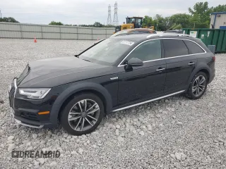 2018 Audi A4 allroad Premium Plus with VIN WA18NAF4XJA032402, listed as a Copart auction lot 57117734 with 82,816 mi miles and Salvage Title. Bid and sale history available at carsss.com. Image 1.