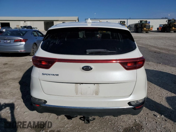 2022 Kia Sportage LX with VIN KNDPM3AC8N7022615, listed as a Copart auction lot 50225895 with 80,145 mi miles and Salvage Title. Bid and sale history available at carsss.com. Image 6.