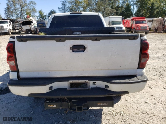 2007 Chevrolet Silverado 2500HD Classic LT2 with VIN 1GCHK23D17F158524, listed as a Copart auction lot 75793264 with 0 mi miles and Salvage Title. Bid and sale history available at carsss.com. Image 6.