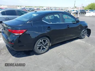 2024 Nissan Sentra SV with VIN 3N1AB8CV1RY252205, listed as a IAAI auction lot 42402273 with 23,328 mi miles and . Bid and sale history available at DreamBid. Image 4.