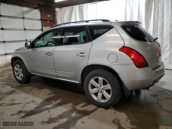 2007 Nissan Murano SL with VIN JN8AZ08W97W602961, listed as a Copart auction lot 49782235 with 125,324 mi miles and Salvage Title. Bid and sale history available at carsss.com. Image 2.