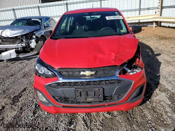 2021 Chevrolet Spark LS with VIN KL8CB6SA0MC731038, listed as a Copart auction lot 85198944 with 0 mi miles and Salvage Title. Bid and sale history available at carsss.com. Image 5.