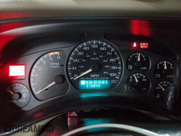 2001 Chevrolet Suburban LS with VIN 1GNFK16T71J274858, listed as a Copart auction lot 41432605 with 215,844 mi miles and Salvage Title. Bid and sale history available at carsss.com. Image 9.