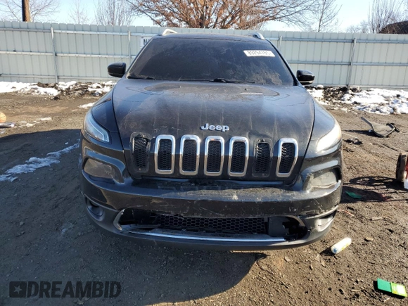 2015 Jeep Cherokee Limited with VIN 1C4PJMDB2FW768924, listed as a Copart auction lot 89294785 with 168,422 mi miles and Salvage Title. Bid and sale history available at carsss.com. Image 5.