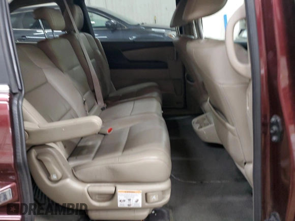2012 Honda Odyssey EX-L with VIN 5FNRL5H62CB060551, listed as a Copart auction lot 53795335 with 138,026 mi miles and Salvage Title. Bid and sale history available at DreamBid. Image 11.
