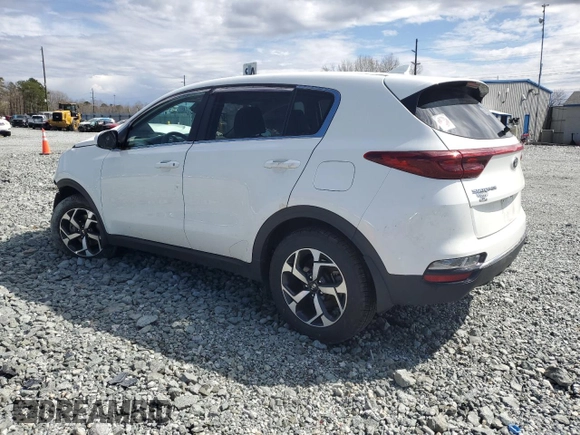 2020 Kia Sportage LX with VIN KNDPM3AC1L7780907, listed as a Copart auction lot 49606625 with 52,416 mi miles and Salvage Title. Bid and sale history available at carsss.com. Image 2.