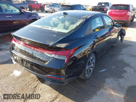 2023 Hyundai Elantra SEL with VIN KMHLS4AG4PU606765, listed as a IAAI auction lot 41056438 with 24,137 mi miles and . Bid and sale history available at DreamBid. Image 4.