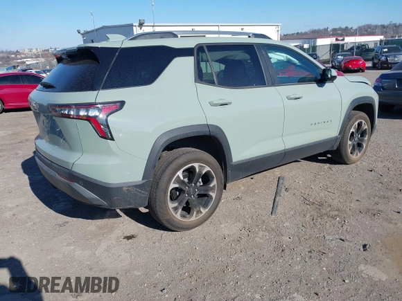 2025 Chevrolet Equinox FWD LT with VIN 3GNAXHEG2SL131819, listed as a IAAI auction lot 41700937 with 5,378 mi miles and . Bid and sale history available at DreamBid. Image 4.