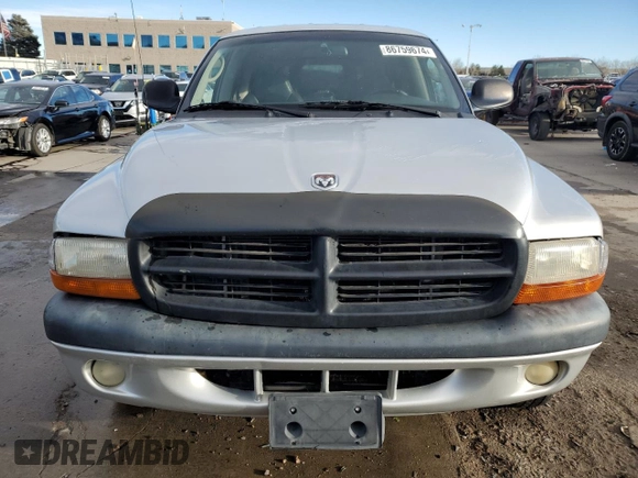 2001 Dodge Dakota Sport with VIN 1B7GG2AN11S125451, listed as a Copart auction lot 86759674 with 157,538 mi miles and Clean Title. Bid and sale history available at carsss.com. Image 5.