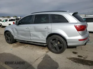2014 Audi Q7 3.0T S line Prestige with VIN WA1DGBFE9ED004764, listed as a Copart auction lot 79079364 with 74,001 mi miles and Salvage Title. Bid and sale history available at carsss.com. Image 2.