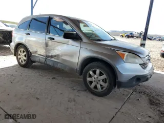 2007 Honda CR-V EX with VIN JHLRE38517C075358, listed as a Copart auction lot 43464785 with 144,996 mi miles and Salvage Title. Bid and sale history available at carsss.com. Image 4.
