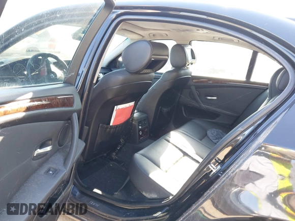 2008 BMW 5 Series 550i with VIN WBANW53528CT49001, listed as a IAAI auction lot 41665892 with Not Provided miles. Bid and sale history available at carsss.com. Image 8.