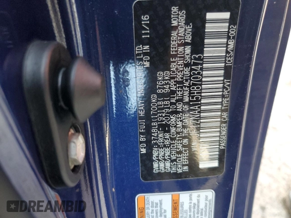 2017 Toyota 86 with VIN JF1ZNAA15H8703473, listed as a Copart auction lot 73798314 with 41,876 mi miles and Salvage Title. Bid and sale history available at carsss.com. Image 13.