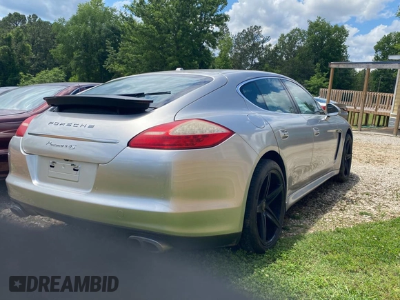 2010 Porsche Panamera S with VIN WP0AB2A76AL065411, listed as a Copart auction lot 57122525 with 135,112 mi miles and Clean title. Bid and sale history available at DreamBid. Image 4.