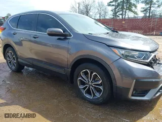 2021 Honda CR-V EX with VIN 2HKRW1H59MH404256, listed as a IAAI auction lot 41711235 with 100,389 mi miles. Bid and sale history available at carsss.com. Image 1.