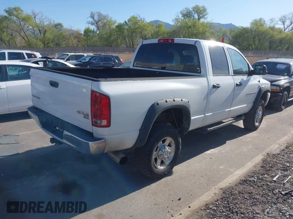2006 Dodge 2500 SLT with VIN 1D7KS28C56J140678, listed as a IAAI auction lot 42027518 with 241,266 mi miles. Bid and sale history available at carsss.com. Image 4.