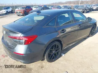 2024 Honda Civic Sedan Sport with VIN 2HGFE2F58RH592798, listed as a IAAI auction lot 41662851 with 12,074 mi miles. Bid and sale history available at carsss.com. Image 4.