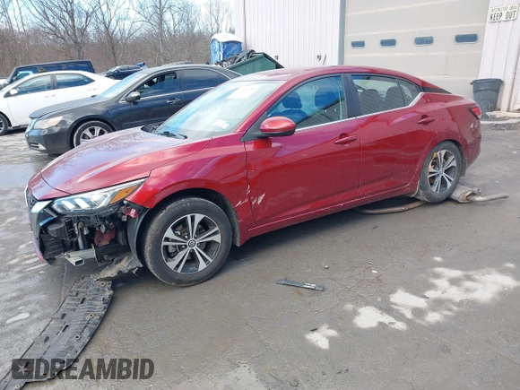 2021 Nissan Sentra SV with VIN 3N1AB8CV2MY316583, listed as a IAAI auction lot 41481784 with 25,985 mi miles and . Bid and sale history available at DreamBid. Image 20.