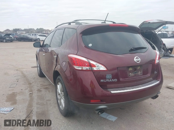 2011 Nissan Murano SL with VIN JN8AZ1MUXBW070008, listed as a IAAI auction lot 41416163 with 151,675 mi miles and . Bid and sale history available at DreamBid. Image 3.