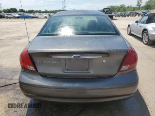 2002 Ford Taurus SES Standard with VIN 1FAFP55UX2A166740, listed as a Copart auction lot 61257665 with 170,448 mi miles and Salvage title. Bid and sale history available at DreamBid. Image 6.
